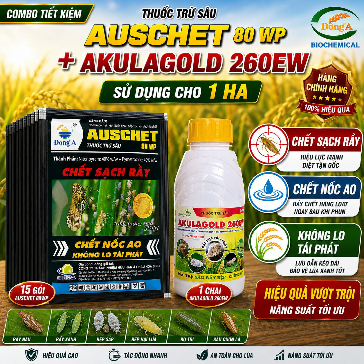 COMBO DẬP RẦY THẦN TỐC